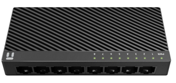 8 Port Fast Ethernet SwitchThis netis ST3108C Fast Ethernet Switch provides an easy way to expand your wired network with 8 10/100Mbps Auto-Negotiation RJ45 ports. All ports support Auto MDI/MDIX function