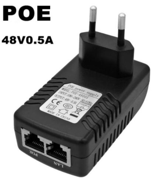 Dc 48V 0.5A 24W Poe Power Adapter
