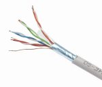 cat.5e Foil shielded twisted pair (FTP) LAN cableMaterijal: AWG24 Bakar CuDužina kabla: 305m (1000ft) Boja: siva Prodaje se na kotur Draka Mrežni (LAN) Kabl upc fpc ##