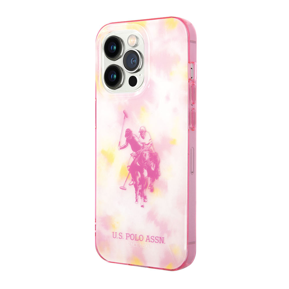 Futrola Polo With Tie&Dye Design Horse Logo za Iphone 14 Pro Max pink Full ORG (USHCP14XUTIP)