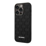 Futrola Karl Lagerfeld 3D Monogram za Iphone 14 Pro Max crna Full ORG (KLHCP14XRUPKL)