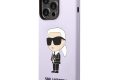 Futrola silikon Karl Lagerfeld NFT Ikonik Hard Case za Iphone 14 Pro Max ljubicasta Full ORG (KLHCP14XSNIKBC)