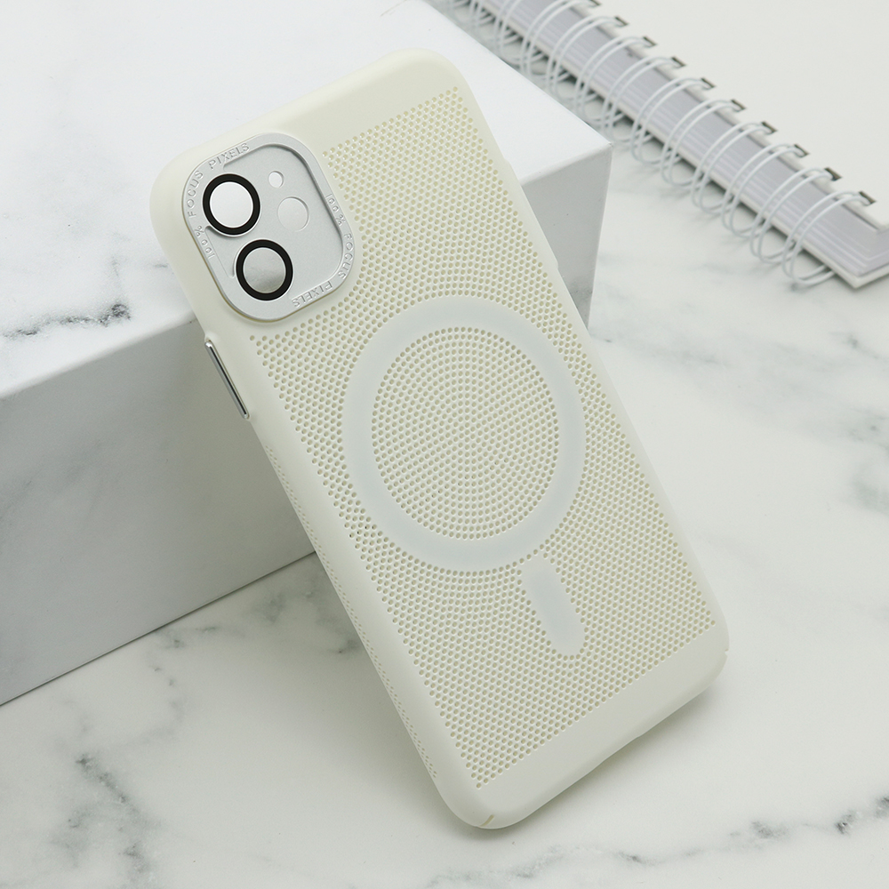 Futrola BREATH MagSafe za iPhone 11 (6.1) srebrna