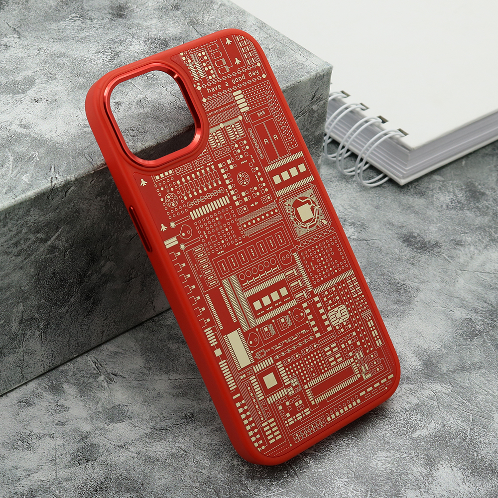 Futrola MACHINERY za iPhone 13 (6.1) crvena