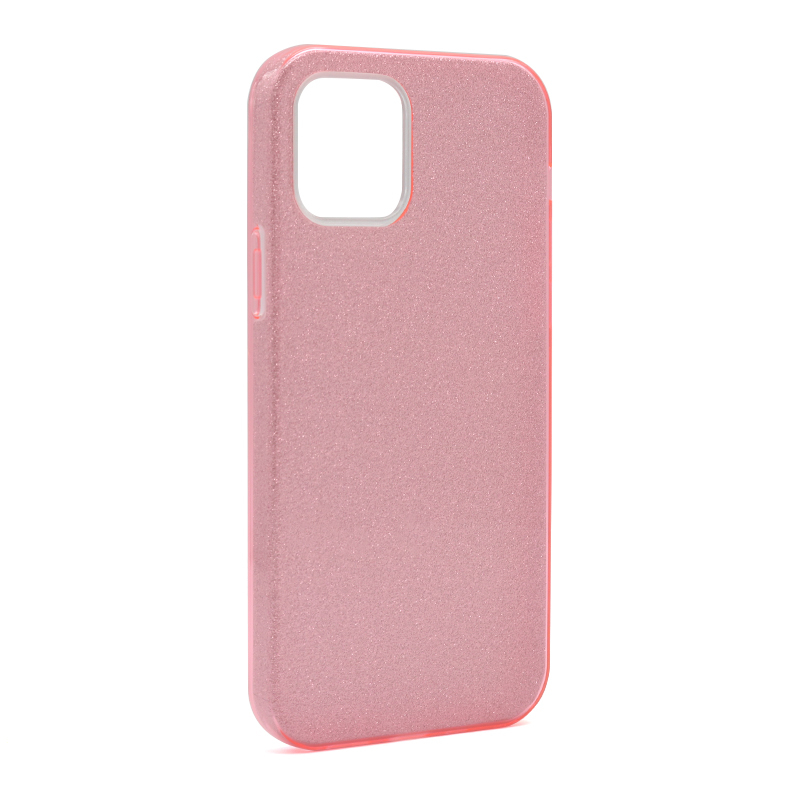 Futrola silikon GLITTER SHOW YOURSELF za iPhone 12/12 Pro (6.1) roze