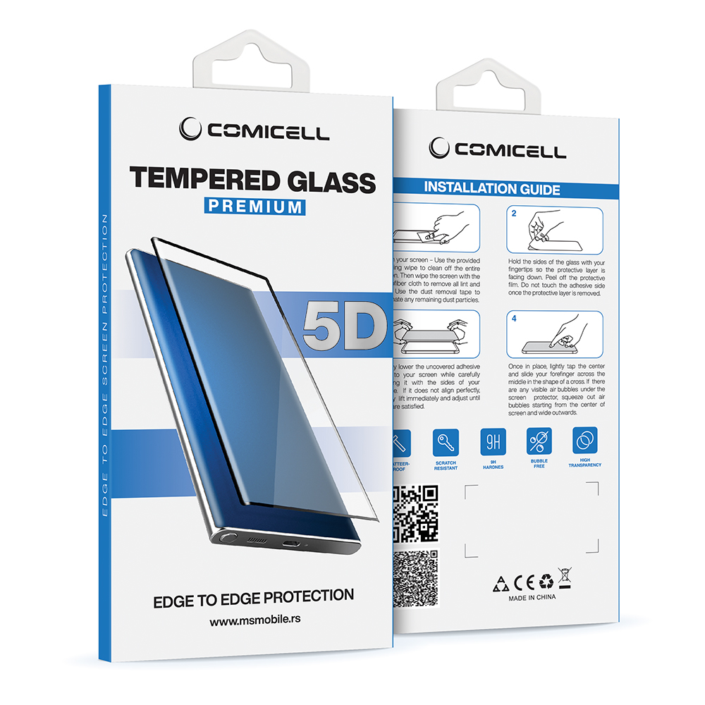 Folija za zastitu ekrana GLASS 5D za Huawei Mate 50 Pro crna