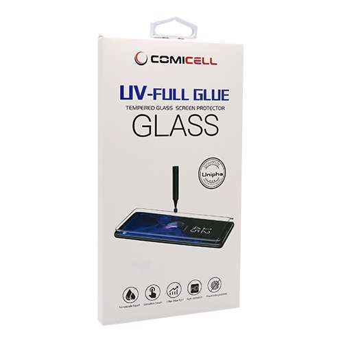 Folija za zastitu ekrana GLASS 3D MINI UV-FULL GLUE za Samsung G973F Galaxy S10 zakrivljena providna (bez UV lampe)