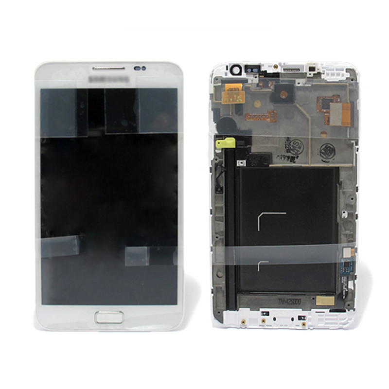 LCD za Samsung I9220/N7000 Galaxy Note + touchscreen + frame white (GH97-12948B) Full ORG