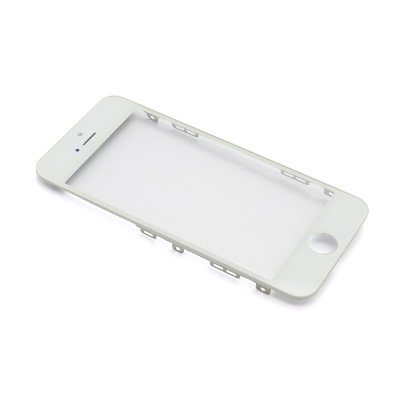 Staklo touch screen-a za Iphone 5S sa frejmom + OCA sticker white