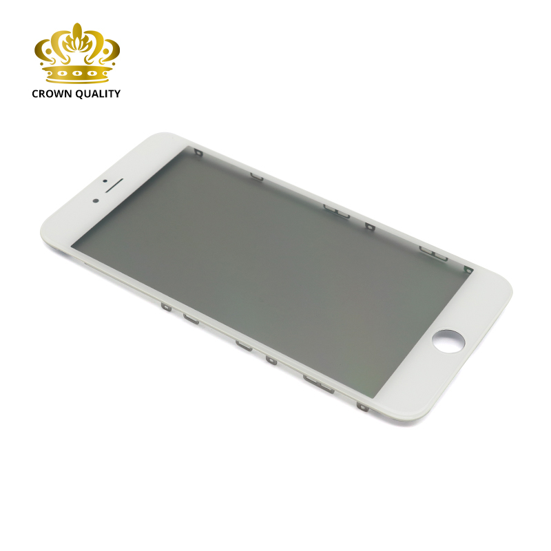 Staklo touch screen-a za Iphone 7 Plus + frame + OCA stiker + polaroid ORG (Crown Quality) white