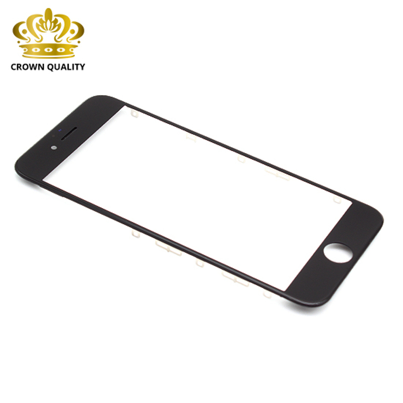Staklo touch screen-a za Iphone 6S + frame + OCA stiker (Crown Quality) black