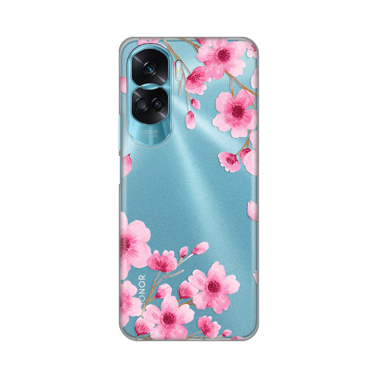 Torbica Silikonska Print Skin za Honor 90 Lite Rose Flowers