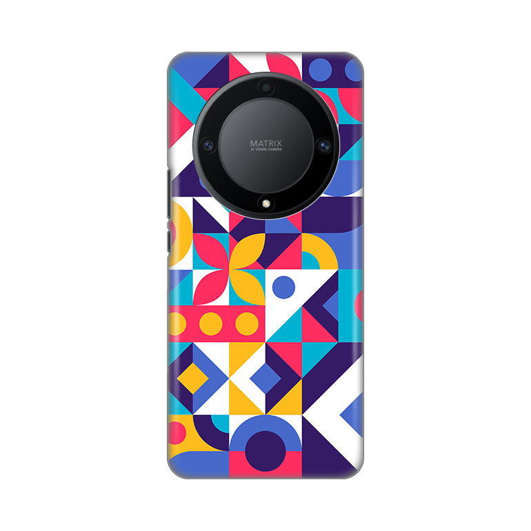 Torbica Silikonska Print Skin za Honor Magic 5 Lite Colorful Mosaic