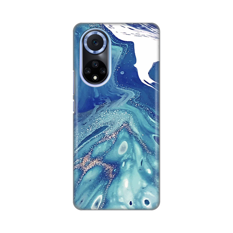 Torbica Silikonska Print za Honor 50/Nova 9 Blue Marble