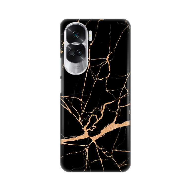 Torbica Silikonska Print za Honor 90 Lite All Black