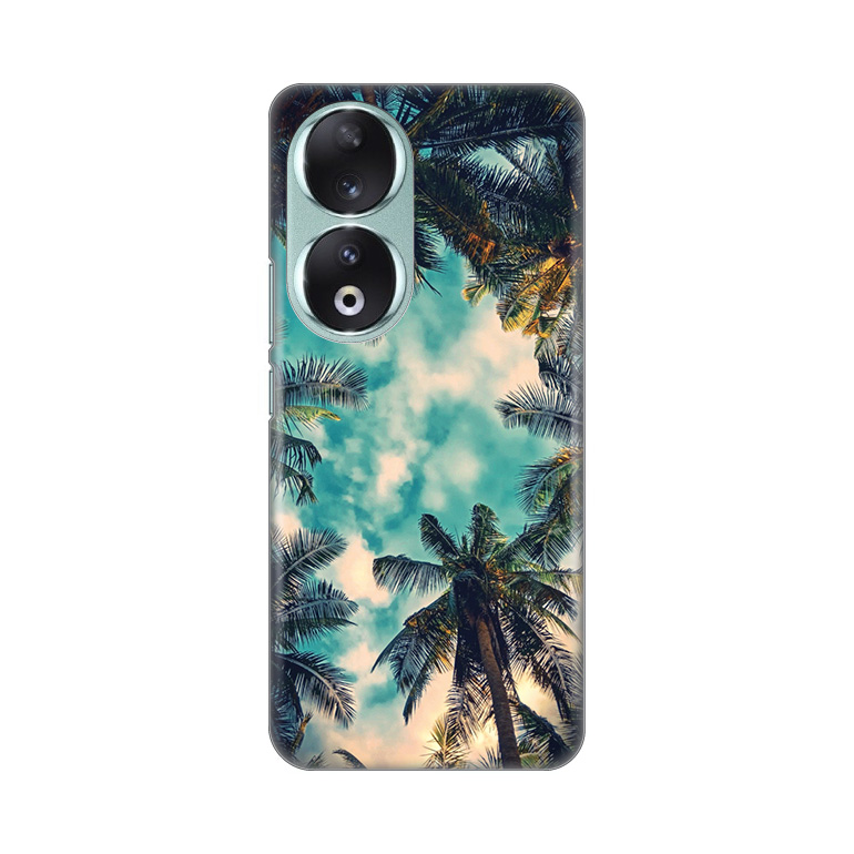 Torbica Silikonska Print za Honor 90 Palm Tree