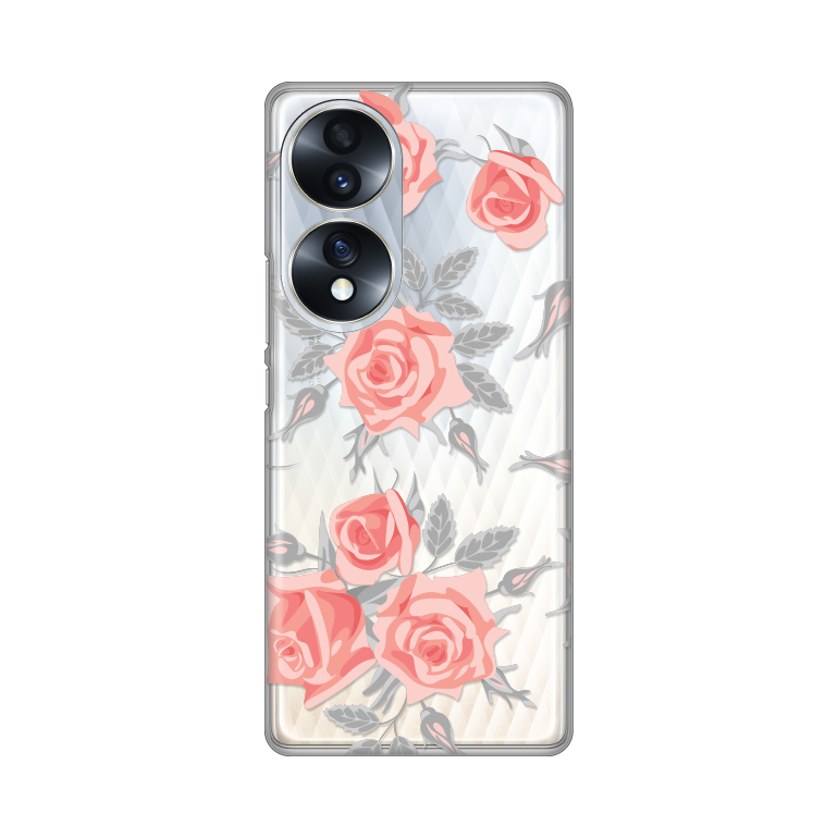 Torbica Silikonska Print Skin za Huawei Honor 70 Elegant Roses