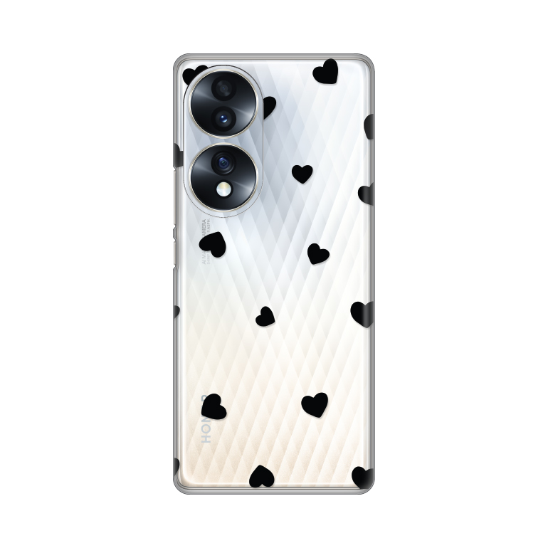 Torbica Silikonska Print Skin za Huawei Honor 70 Hearts