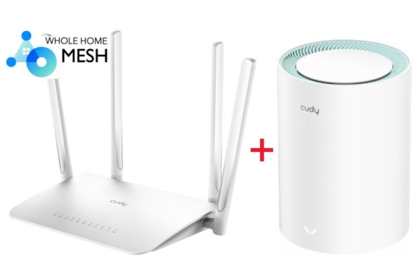 Cudy WR1300 AC1200 Dual Band Wi-Fi Router-AC1200 Dual Band Wi-Fi Speed-High Performance Dual Core CPU-16MB Flash and 128MB DDR3-5 x Gigabit Ethernet Ports-4 x 5dBi High Gain Antennas-VPN Clients and DDNS Support-5-IN-1 WiFi Router/ Mesh/Repeater/ WISP/ Access Point.Model 	WR1300Hardware Features 	Processor 	Dual-Core CPUFlash 	16MBDDR 	128MBAntenna 	4× Fixed Omni-Directional AntennasInterface 	1× 1000/100/10 Mbps WAN Port4× 1000/100/10 Mbps LAN PortsButton 	WPS Button