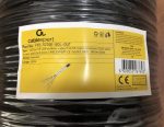 24AWG/0.51MM CCA 305M PVC(LIGHT GREY)+PE(BLACK)WOODE DRUMFPC-5270E-SOL-OUT CAT5E FTP LAN CABLE PVC/PE (CCA) SOLID AWG24/0.51MMCABLEXPERT CE ISO/IEC 11801 001M