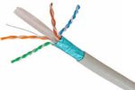 SOLID 23AWG/ 0.57MM CCA305M PVC GREY +PULL BOXFPC-6260E-SOL CAT6 FTP LAN CABLE PVC (CCA) SOLID AWG23/0.57MMCABLEXPERT CE ISO/IEC 11801 001M