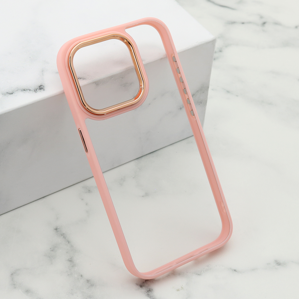 Futrola ELEGANT EDGE za iPhone 15 Pro (6.1) roze