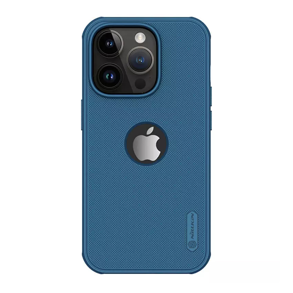 Futrola Nillkin Super Frost Pro za iPhone 15 Pro (6.1) plava (logo cut)