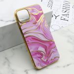 Futrola MARBLE za iPhone 15 Plus (6.7) roze