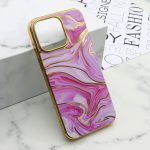 Futrola MARBLE za iPhone 15 Pro Max (6.7) roze