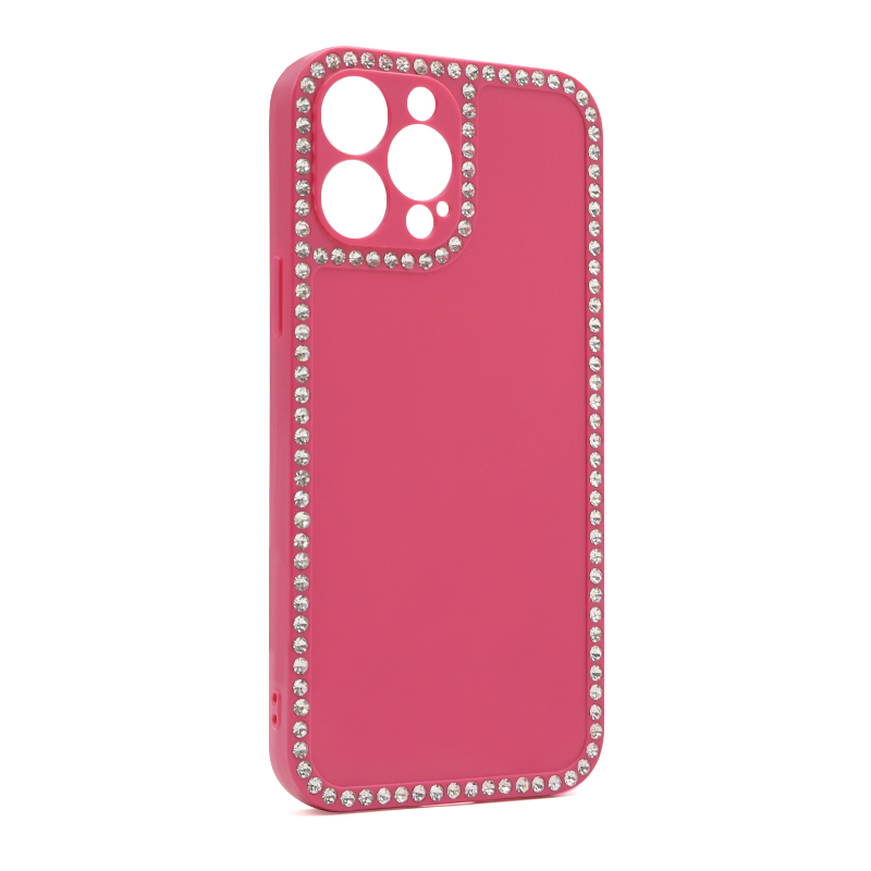 Futrola Diamond Frame za iPhone 13 Pro Max (6.7) pink