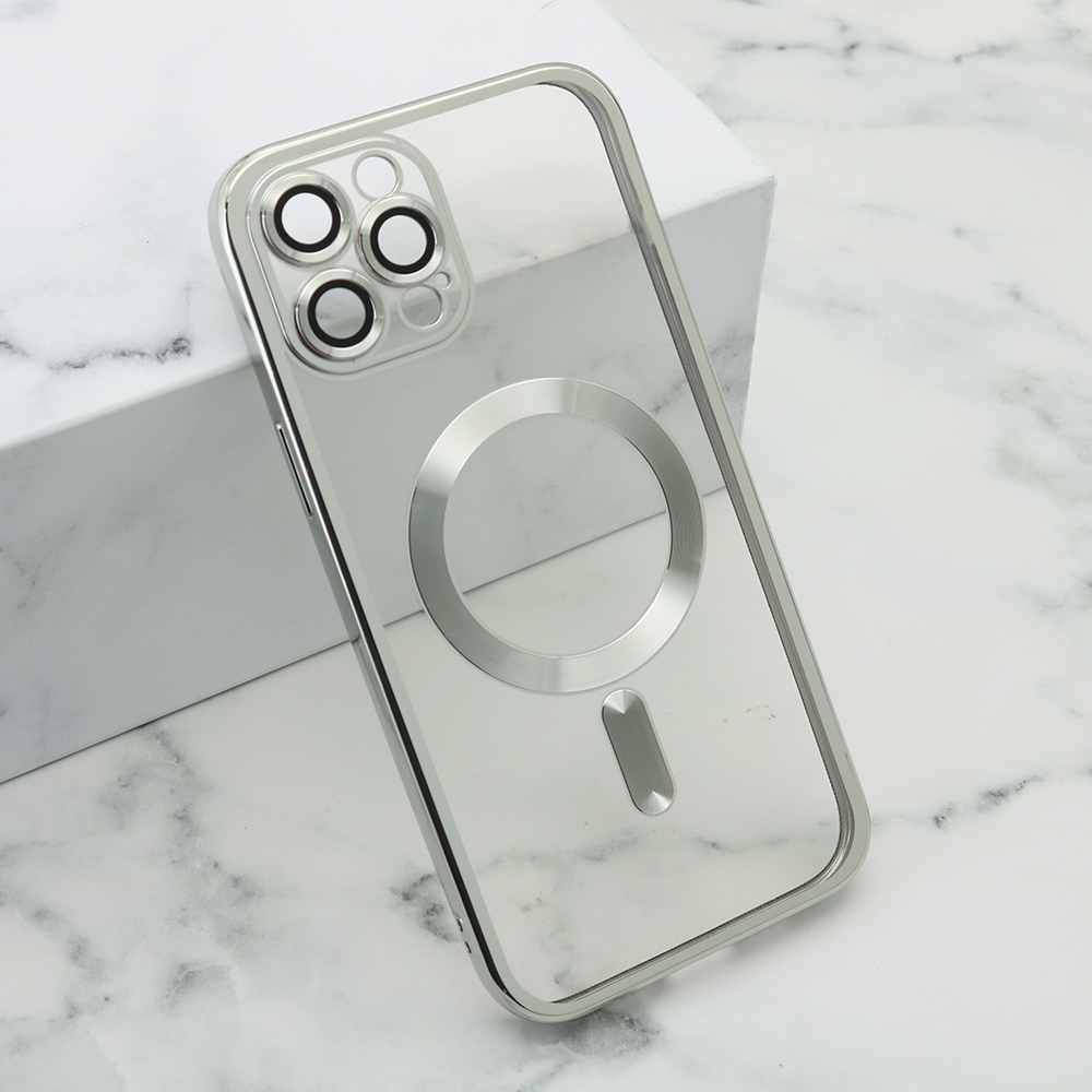 Futrola CAMERA PROTECT MagSafe za iPhone 12 Pro Max (6.7) srebrna