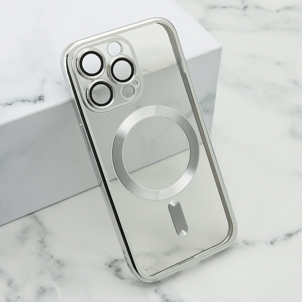 Futrola CAMERA PROTECT MagSafe za iPhone 13 Pro (6.1) srebrna