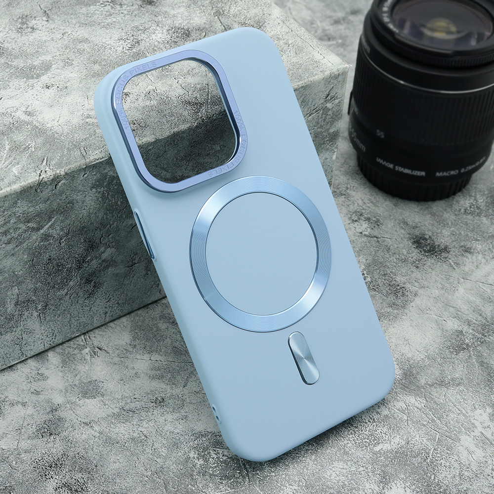 Futrola TRUE COLOR MAGSAFE za iPhone 15 Pro (6.1) svetlo plava