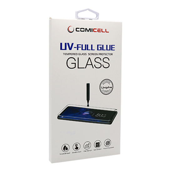 Folija za zastitu ekrana GLASS 3D MINI UV-FULL GLUE za Huawei Mate 30 Pro zakrivljena providna (sa UV lampom)