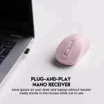 Mis Wireless Fantech W608 GO roze