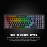 Tastatura Mehanicka Gaming Fantech MK890 RGB Atom 96 crna (Red switch)