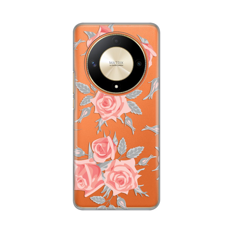 Torbica Silikonska Print Skin za Honor Magic 6 Lite Elegant Roses