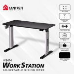 Sto Gaming Fantech WS414 Work Station crni